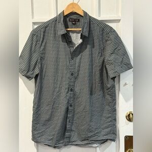 Michael Kors Gray Patterned Casual Shirt
